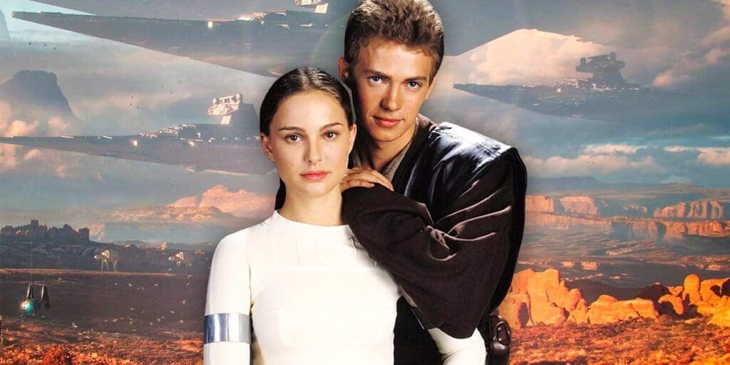 An image of Anakin & Padme from Star Wars.