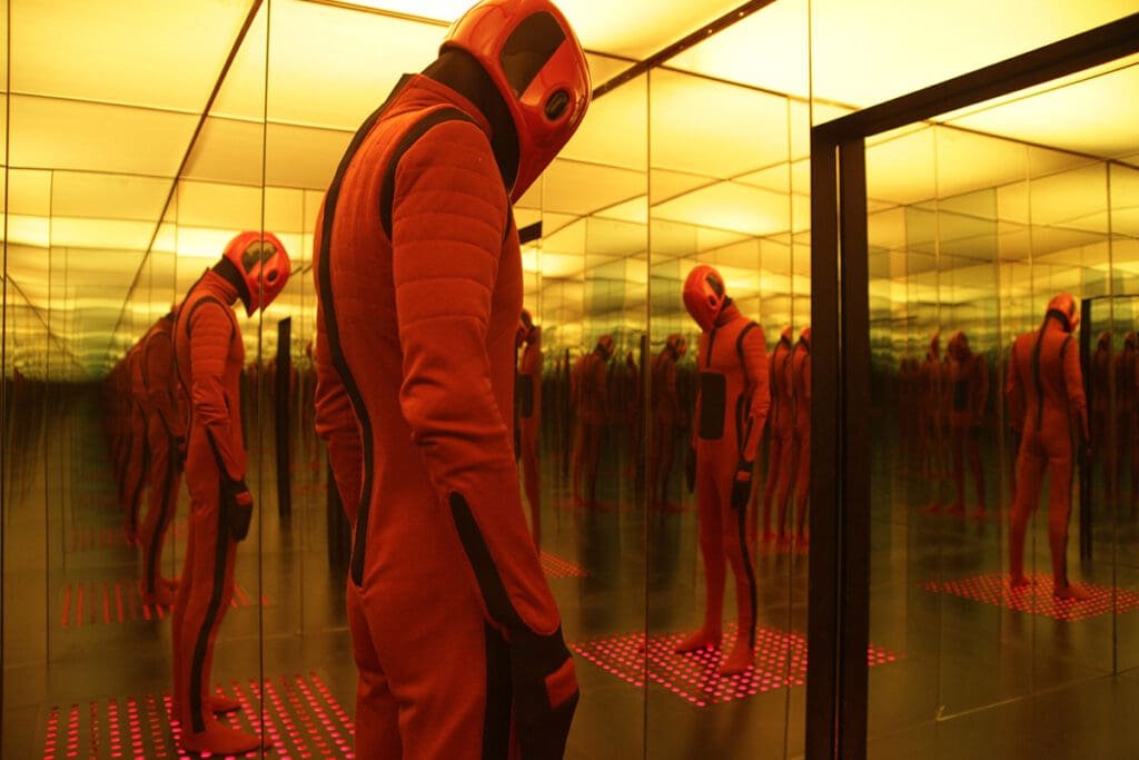 A shot from the film, Beyond the Black Rainbow (2010)