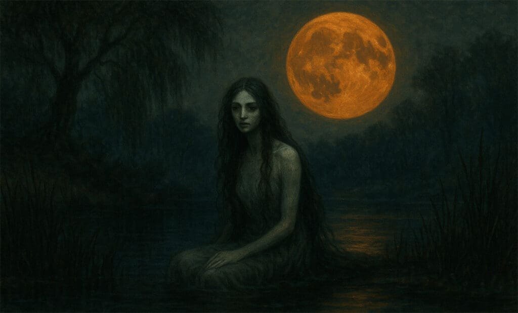 The Slavic Rusalka and the Harvest Moon